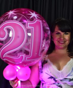 21st Birthday Pink Sparkle Surprize