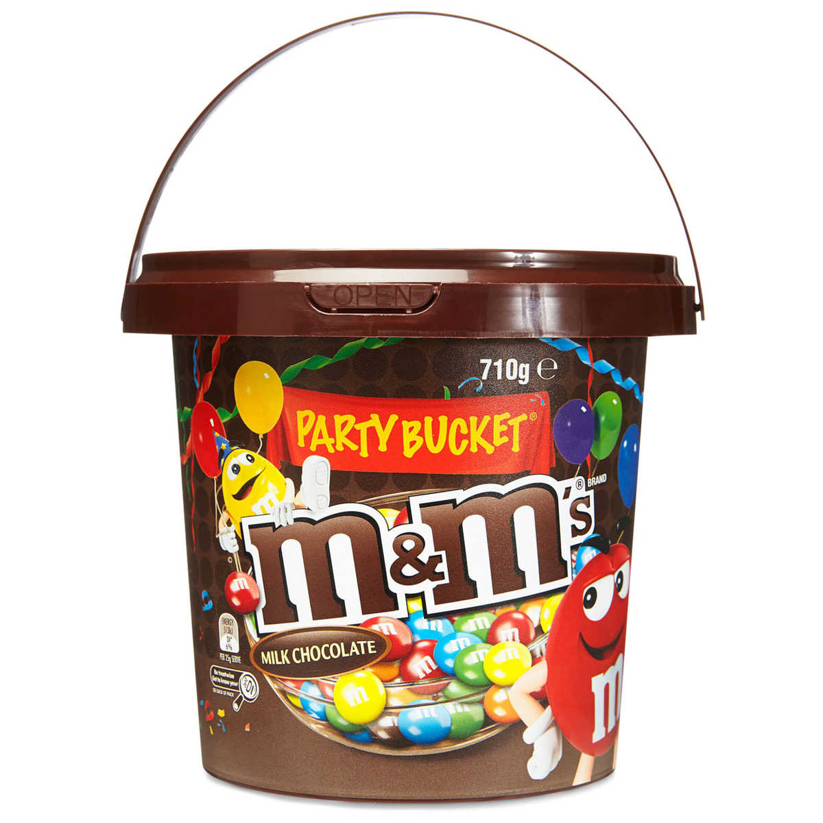 Bucket of M&M's Chocolate A chocolate gift to add to a