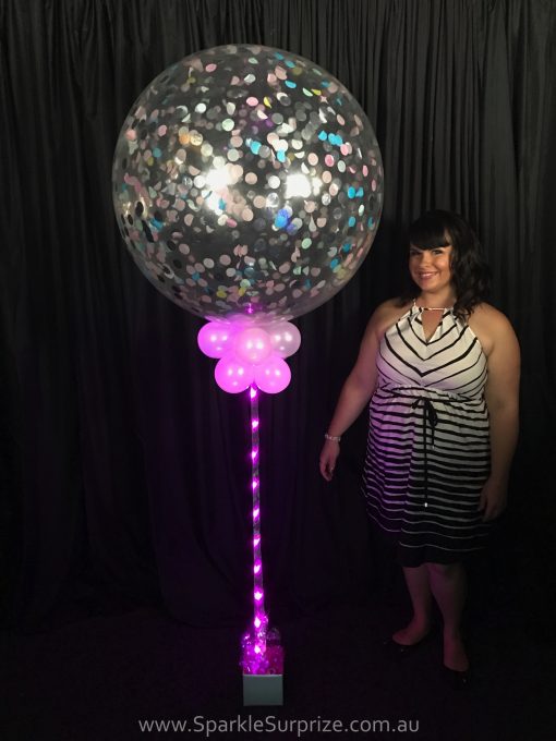 Jumbo Sparkle Confetti Balloon