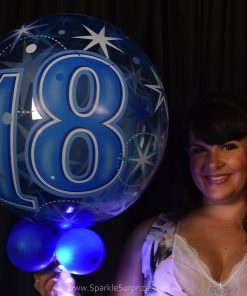 18th Birthday Blue Sparkle Surprize