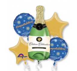 Champagne Celebration Balloon Bouquet