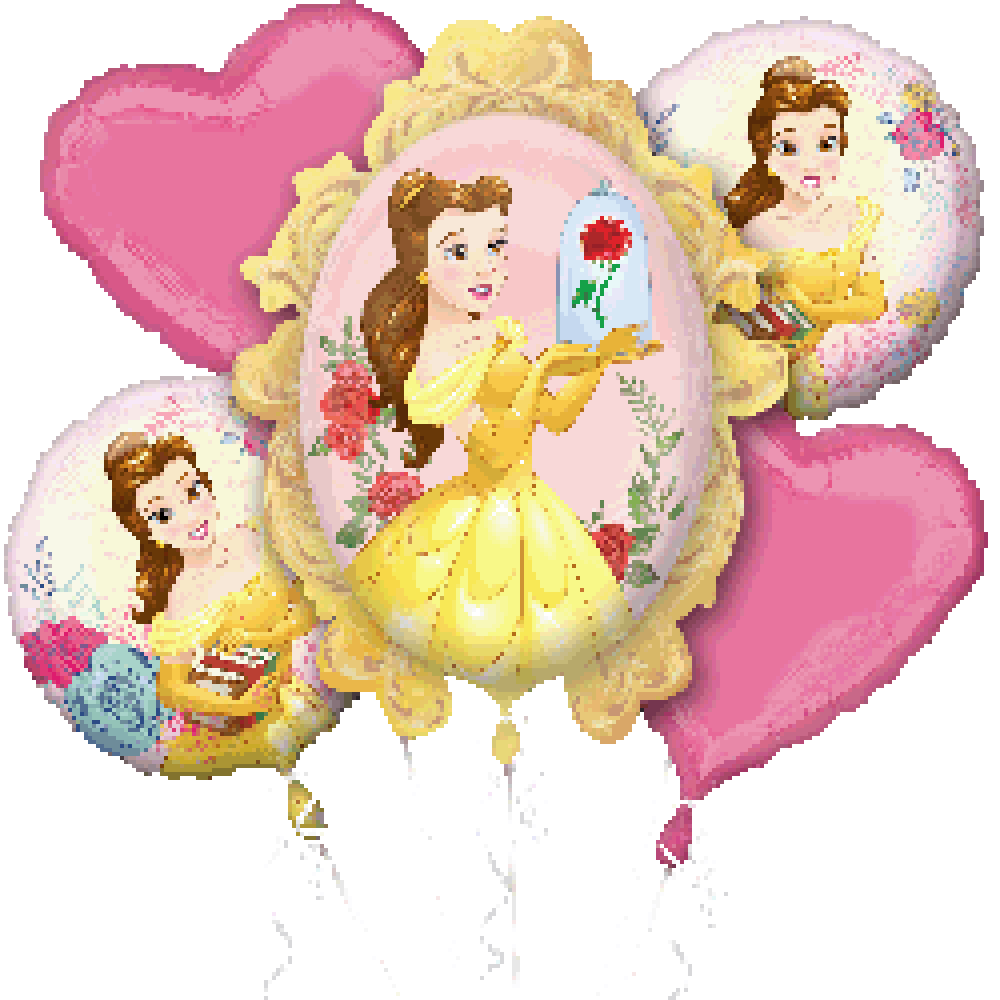 Beauty and the Beast Balloon Bouquet