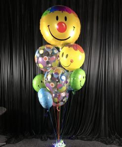smiley happy balloon bouquet