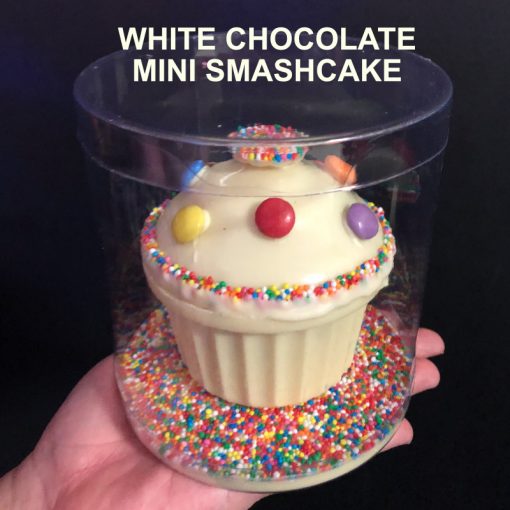 White chocolate mini smashcake