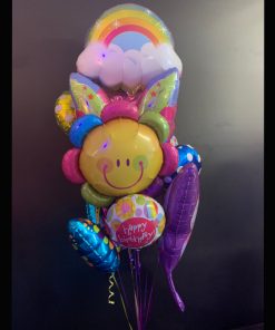 Butterflies and Rainbows balloon bouquet