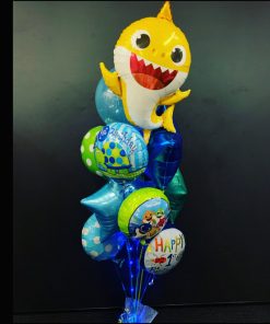 Baby Shark balloon bouquet