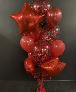 Ridunculous balloon bouquet