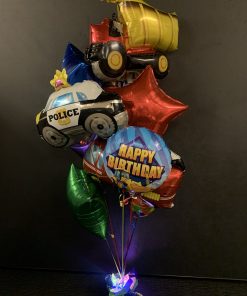 cars and trucks bouquet