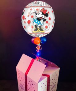 Minnie Mouse balloon in a box